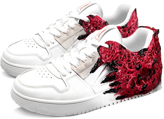 【定製球鞋】 LiNing李寧 天跡 毒液殺 超級反派 克蘇魯 情侶 限量 低幫 板鞋 男款 黑紅 Lookbook 【定製球鞋】 LiNing李寧 天跡 毒液殺 超級反派 克蘇魯 情侶 限量 低幫 板鞋 男款 黑紅