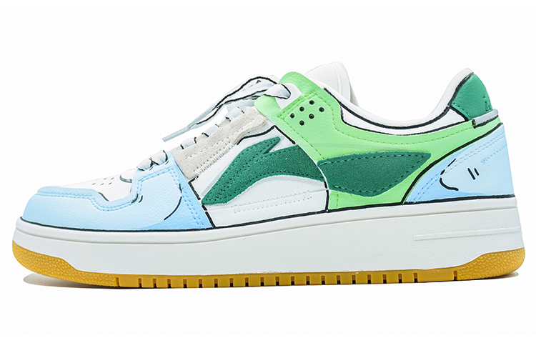 Buy [Kasut Custom] Li-Ning Way of Wade 'Mewtwo Garisan Huru-Hara' AGCP299-6(Team陆-男款喷绘手绘二次元清新配色)