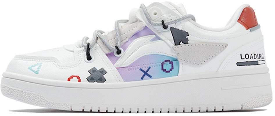 【定制球鞋】李宁 天迹 主题 电玩像素遊戲 經典 休閒 低幫 板鞋 男款 雲霧白 Buy 【定制球鞋】李宁 天迹 主题 电玩像素遊戲 經典 休閒 低幫 板鞋 男款 雲霧白