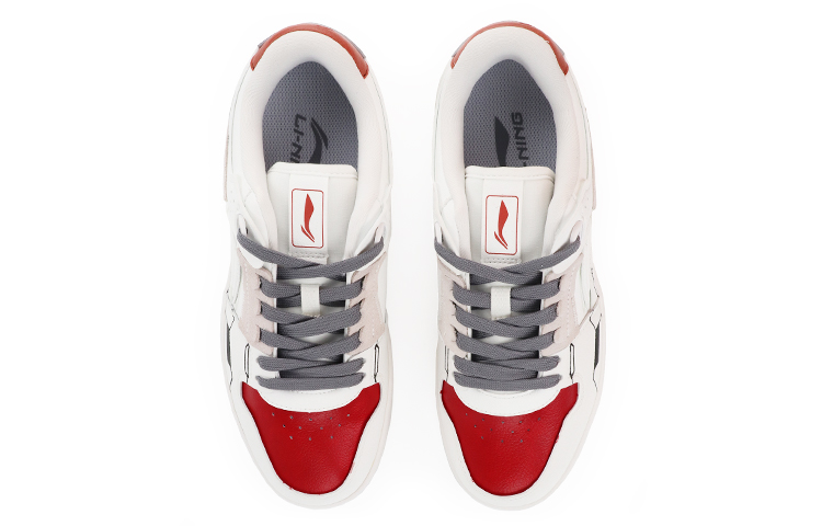 Shop 리닝 웨이드 심플 메카 레트로 화이트-레드 (커스텀) AGCP299-5(TeamTen-男款机甲李宁白红)