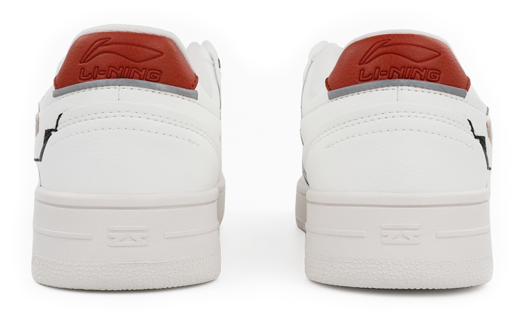 Purchase 리닝 웨이드 심플 메카 레트로 화이트-레드 (커스텀) AGCP299-5(TeamTen-男款机甲李宁白红)