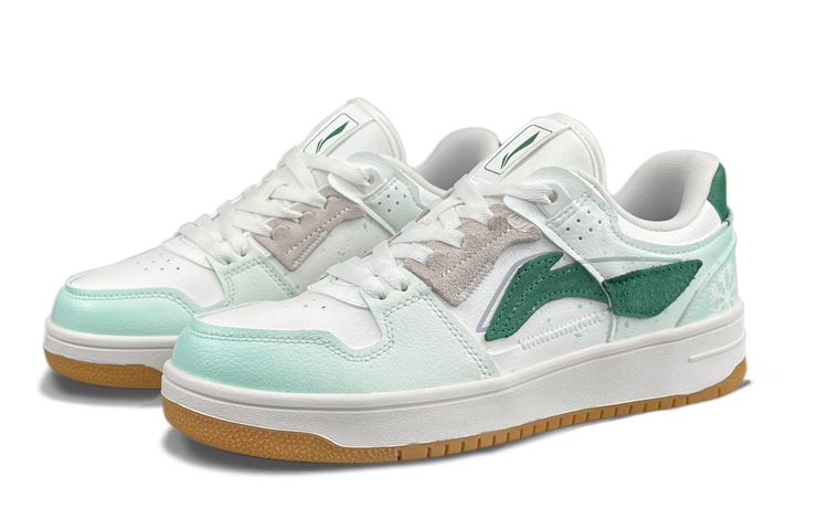 Lookbook [Sepatu Custom] Li-Ning Way of Wade 'Snowflake Macaron Tiffany Low-Top Mint Hijau' AGCP299-6(TeamTwo-男款喷绘手绘蒂芙尼渐变)