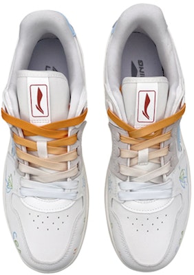 【定制球鞋】【預售】LiNing李寧 天跡 情人節主題 塗鴉 夏日 沙灘椰樹 可愛 情侶 禮物 低幫 板鞋 男款 白橙 Shop 【定制球鞋】【預售】LiNing李寧 天跡 情人節主題 塗鴉 夏日 沙灘椰樹 可愛 情侶 禮物 低幫 板鞋 男款 白橙