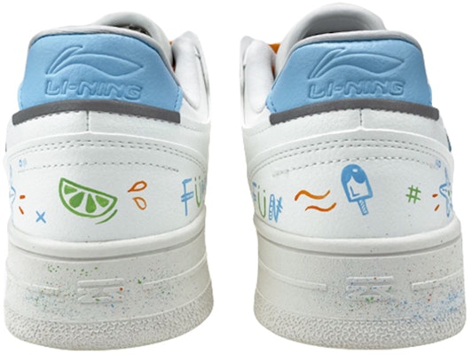 【定制球鞋】【預售】LiNing李寧 天跡 情人節主題 塗鴉 夏日 沙灘椰樹 可愛 情侶 禮物 低幫 板鞋 男款 白橙 Purchase 【定制球鞋】【預售】LiNing李寧 天跡 情人節主題 塗鴉 夏日 沙灘椰樹 可愛 情侶 禮物 低幫 板鞋 男款 白橙