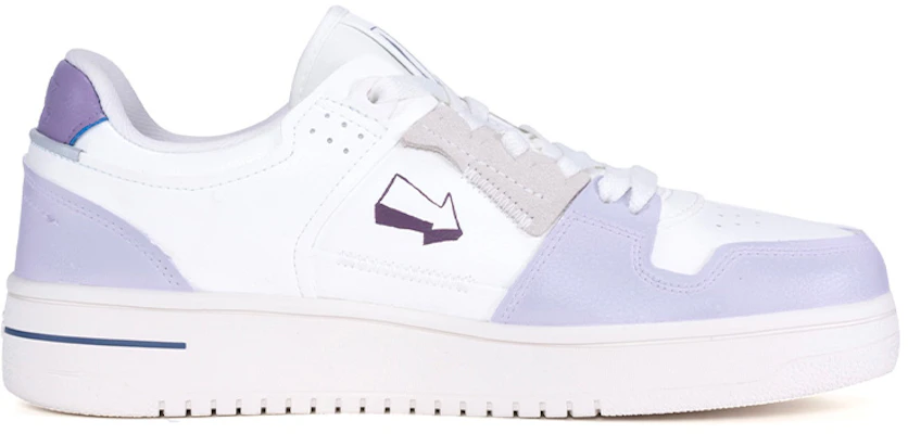 【定制球鞋】 LiNing李寧 天跡 皮革 衝刺 手繪噴繪 防滑耐磨平衡輕便 低幫 板鞋 男款 白紫 Order 【定制球鞋】 LiNing李寧 天跡 皮革 衝刺 手繪噴繪 防滑耐磨平衡輕便 低幫 板鞋 男款 白紫