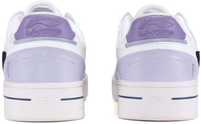 【定制球鞋】 LiNing李寧 天跡 皮革 衝刺 手繪噴繪 防滑耐磨平衡輕便 低幫 板鞋 男款 白紫 Shop 【定制球鞋】 LiNing李寧 天跡 皮革 衝刺 手繪噴繪 防滑耐磨平衡輕便 低幫 板鞋 男款 白紫