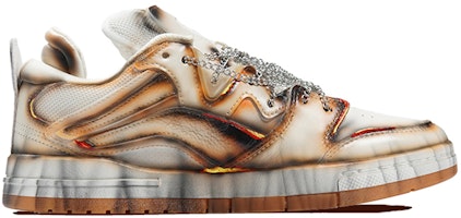 【定制球鞋】李寧 惟吾PRO 低幫 生膠底 金屬鏈條 火燒Vibe 做舊REMAKE風格 橙白色 男女同款 Order 【定制球鞋】李寧 惟吾PRO 低幫 生膠底 金屬鏈條 火燒Vibe 做舊REMAKE風格 橙白色 男女同款