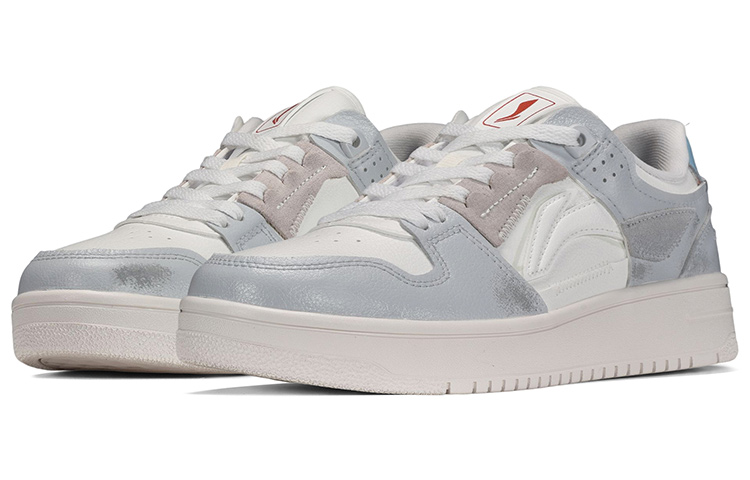 Lookbook 【定制球鞋】 LiNing李寧 天跡 做舊未來風 低幫 板鞋 男款 灰藍