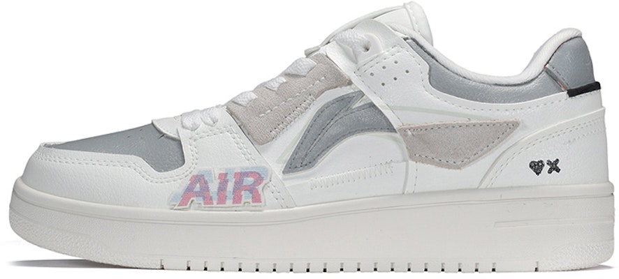 리닝 웨이드 로우 '블랙/화이트/그레이' 레터 패치워크 AGCP299-5(TeamE-男款字母皮贴黑白灰) Buy 리닝 웨이드 로우 '블랙/화이트/그레이' 레터 패치워크 AGCP299-5(TeamE-男款字母皮贴黑白灰)