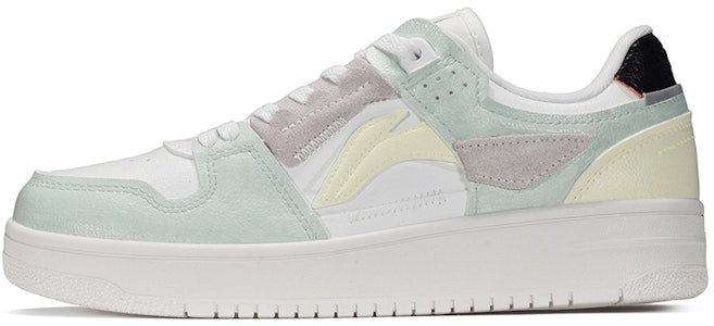 【定制球鞋】 LiNing李寧 天跡 奶油拼色 低帮 板鞋 男款 黃綠 Buy 【定制球鞋】 LiNing李寧 天跡 奶油拼色 低帮 板鞋 男款 黃綠