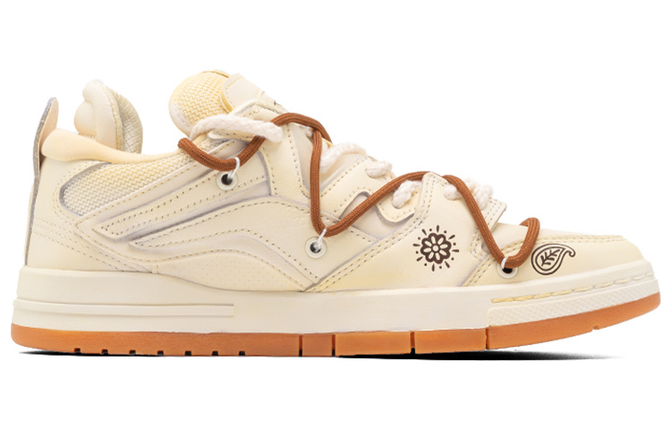 Order 李寧 WoW Pro 解構カシュー花 OG (Oxidized Vintage implied) AETR005-1(Teamfour-男款腰果米黄色)