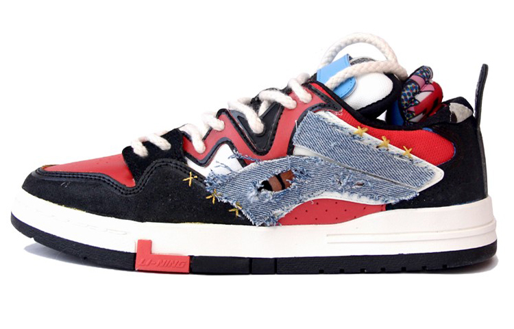 [Custom Shoes] Li-Ning Way of Wade Pro Vibe Low &#x27;Denim Patchwork Distressed&#x27;