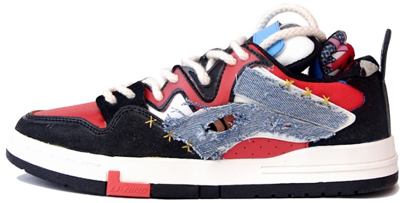 리닝 웨이드 프로 바이브 로우 '데님 패치워크' AECR043-3(TeamJ-男款虎年主题黑红) Buy 리닝 웨이드 프로 바이브 로우 '데님 패치워크' AECR043-3(TeamJ-男款虎年主题黑红)