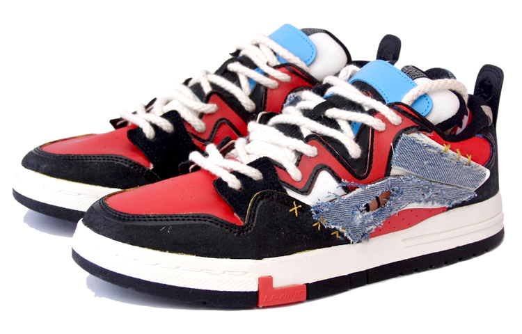 Lookbook Wade Pro Vibe Low “デニムパッチワーク” (カスタム) AECR043-3(TeamJ-男款虎年主题黑红)