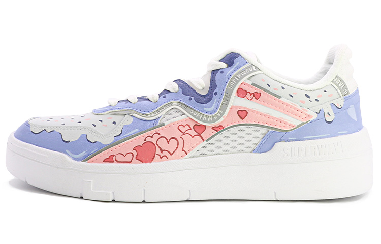 Buy [Sepatu Kustom] Li-Ning Way of Wade SPWV Lite 'Valentine - Hati Air Mata' AGCR037-1(TeamM-男款泪之心蓝粉)