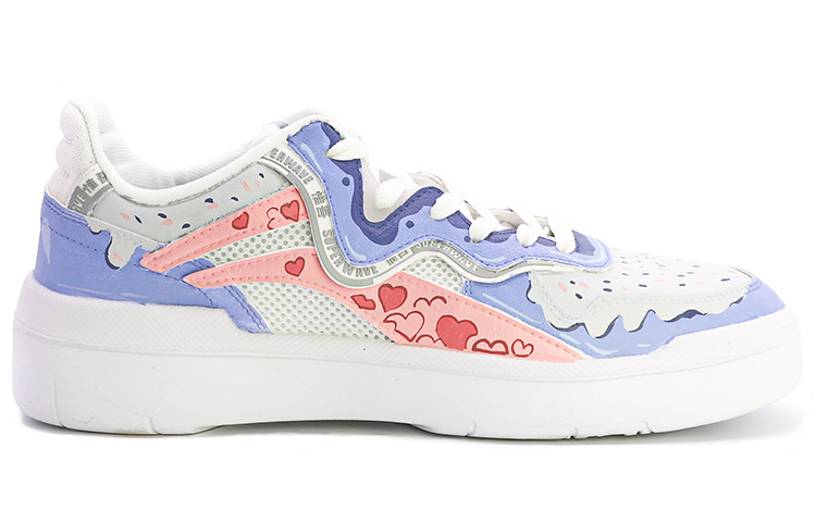 Order [Sepatu Kustom] Li-Ning Way of Wade SPWV Lite 'Valentine - Hati Air Mata' AGCR037-1(TeamM-男款泪之心蓝粉)