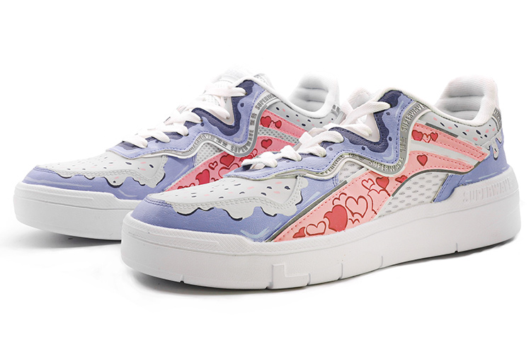 Lookbook [Sepatu Kustom] Li-Ning Way of Wade SPWV Lite 'Valentine - Hati Air Mata' AGCR037-1(TeamM-男款泪之心蓝粉)
