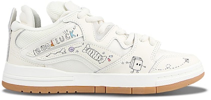 【訂製球鞋】 LiNing李寧 惟吾 卡通塗鴉 鉛筆圖案 時尚百搭 生膠鞋底 防滑 低筒 板鞋 男款 白色 Order 【訂製球鞋】 LiNing李寧 惟吾 卡通塗鴉 鉛筆圖案 時尚百搭 生膠鞋底 防滑 低筒 板鞋 男款 白色