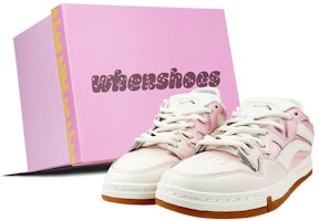 【定制球鞋】 LiNing李寧 惟吾 PRO 是在玩鞋 禮盒 拉菲草燈帶 生膠底 水蜜桃配色 塗鴉 低幫 板鞋 男款 白粉 Buy 【定制球鞋】 LiNing李寧 惟吾 PRO 是在玩鞋 禮盒 拉菲草燈帶 生膠底 水蜜桃配色 塗鴉 低幫 板鞋 男款 白粉