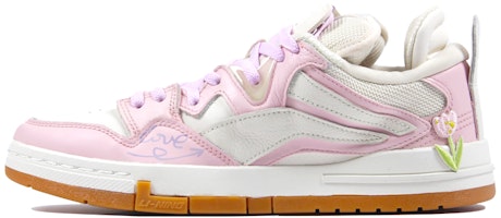 【訂製球鞋】 LiNing李寧 惟吾 pro 噴繪 鬱金香 夏季清新 簡約百搭 防滑輕便 低筒 板鞋 男款 白粉 Buy 【訂製球鞋】 LiNing李寧 惟吾 pro 噴繪 鬱金香 夏季清新 簡約百搭 防滑輕便 低筒 板鞋 男款 白粉