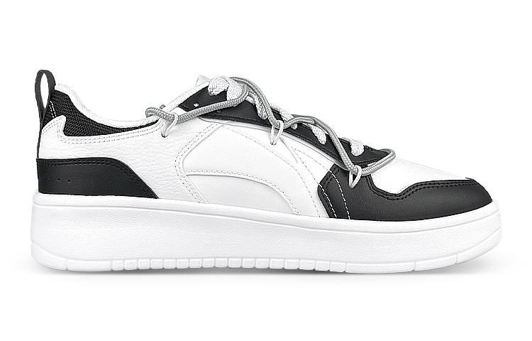 Order [Zapatillas Personalizadas] Li-Ning x 定制球鞋 'Erha Blanco-Negro' AGCT147-5(Team叁-男款二哈解构BOX)