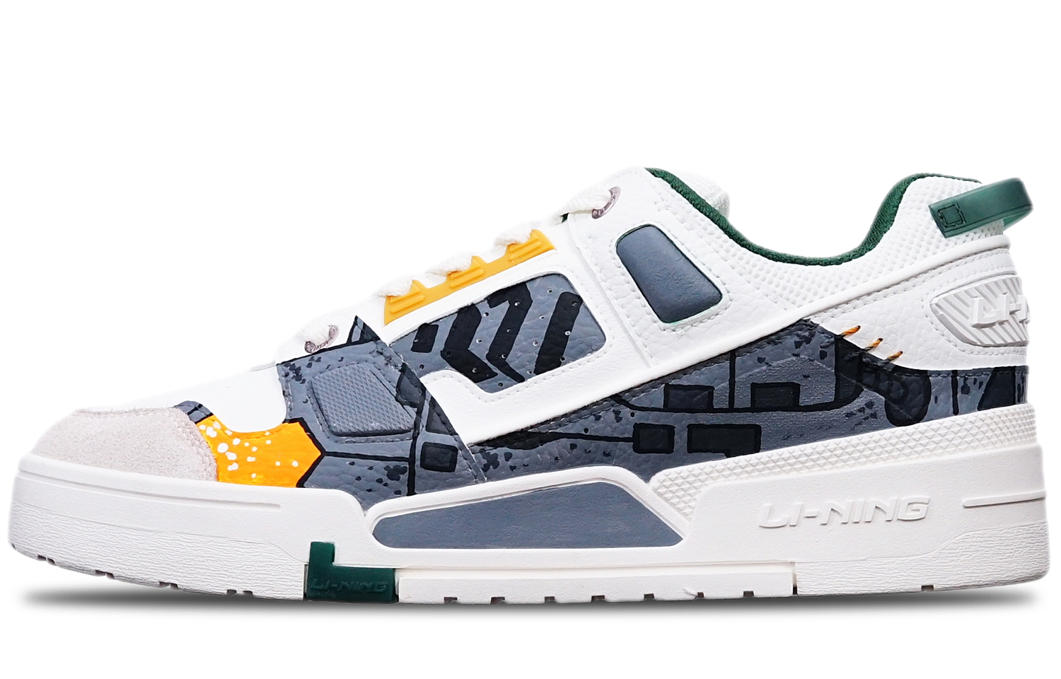 [Custom Shoes] Li-Ning x Gundam 'Cyberpunk White Grey'