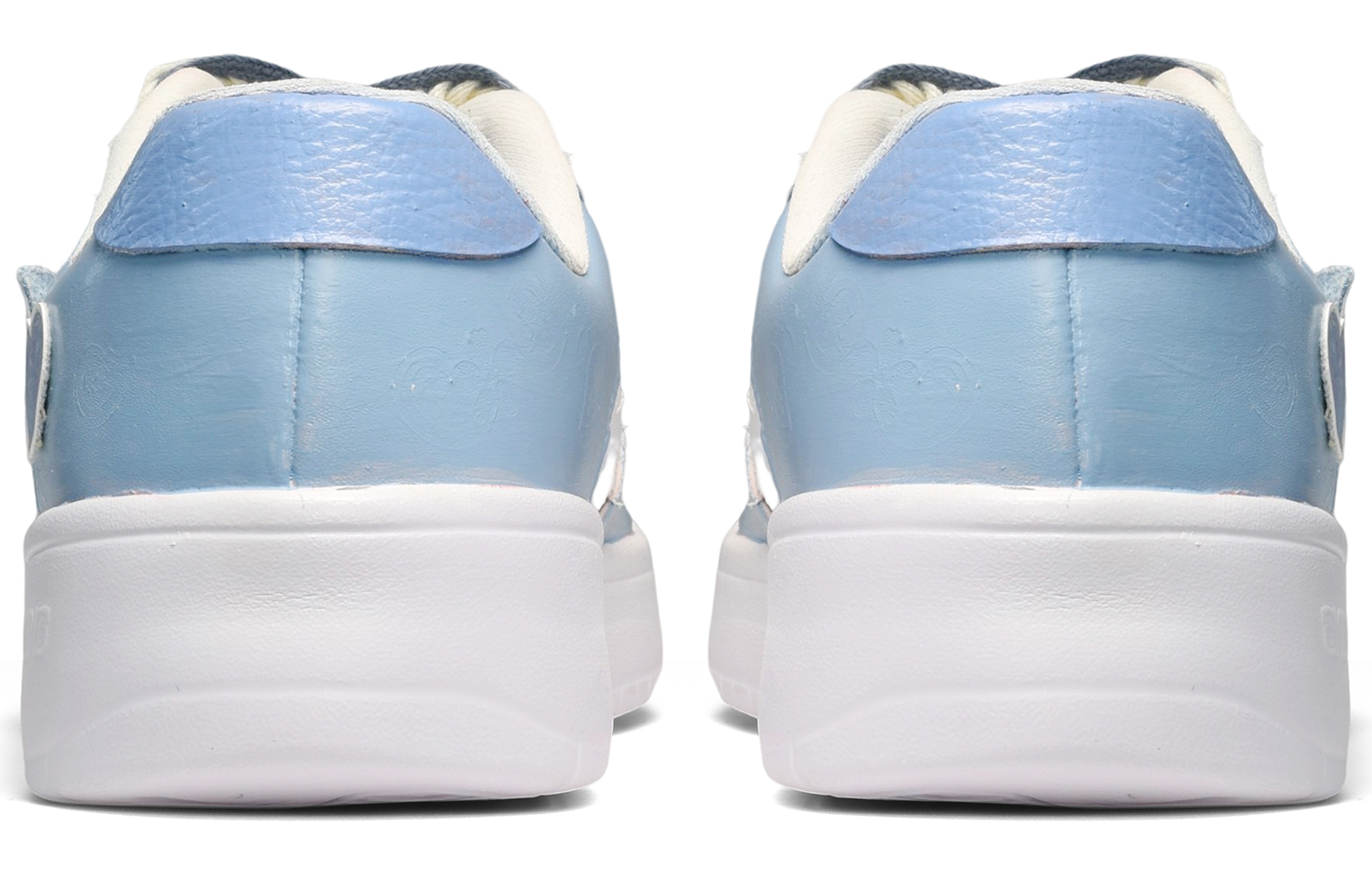 Shop 【訂製球鞋】 LiNing李寧 卡斯製造 扎染貼布 鉛筆愛心 低筒 板鞋 男款 白藍