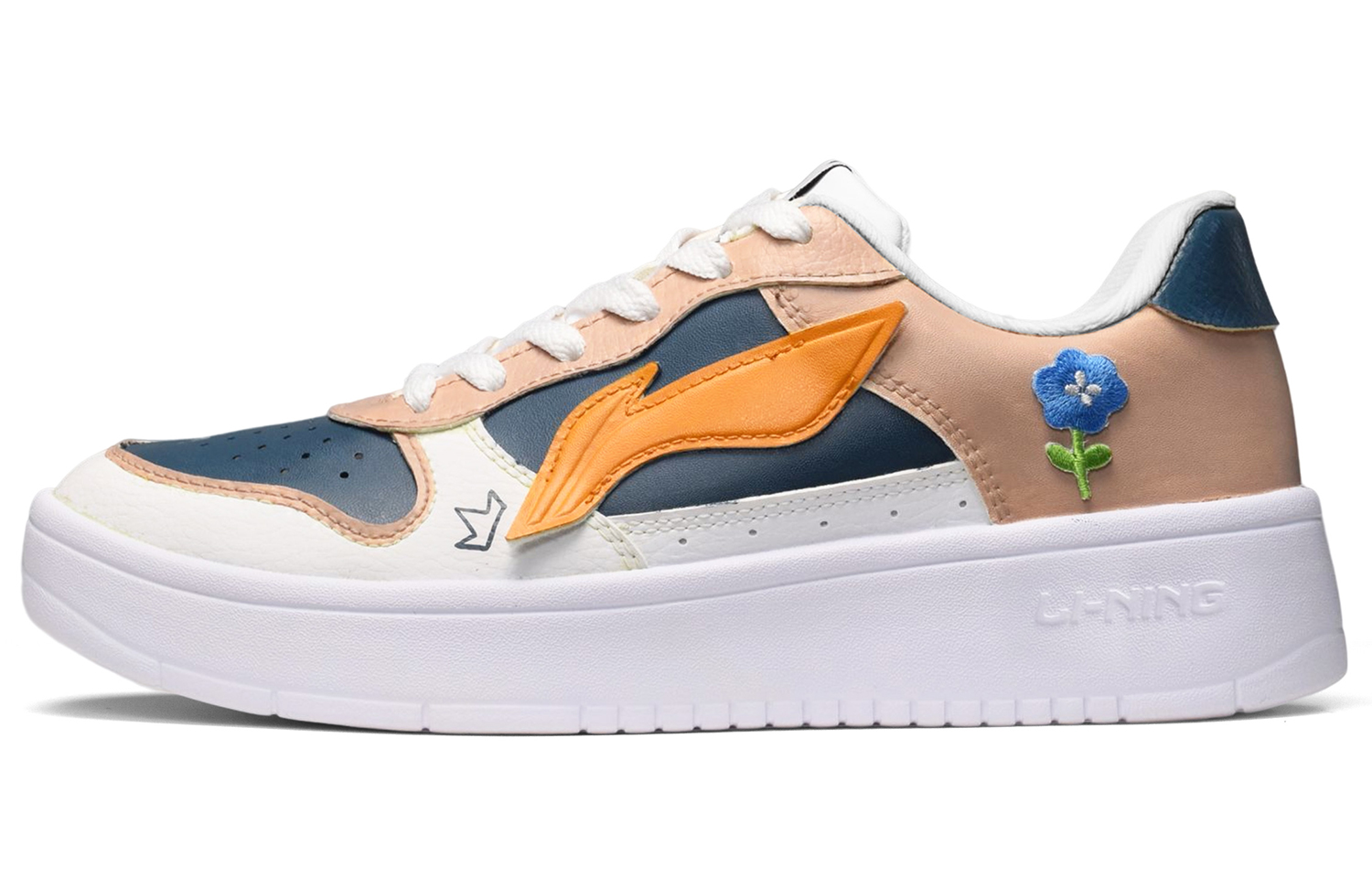 [Custom Shoes] Li-Ning x Kast Manufacturing Low 'Retro Multicolor - Blue Blossom'