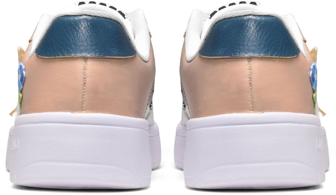 【訂製球鞋】LiNing李寧 卡斯製造 復古撞色 藍色小花 低筒 板鞋 男款 粉藍橙 Shop 【訂製球鞋】LiNing李寧 卡斯製造 復古撞色 藍色小花 低筒 板鞋 男款 粉藍橙