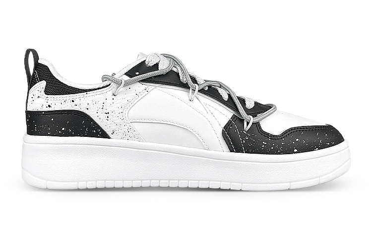 Order [Zapatillas Personalizadas] Li-Ning x SHTY 'Blanco Negro Pinceladas' AGCT147-5(Team叁-男款外星人解构)