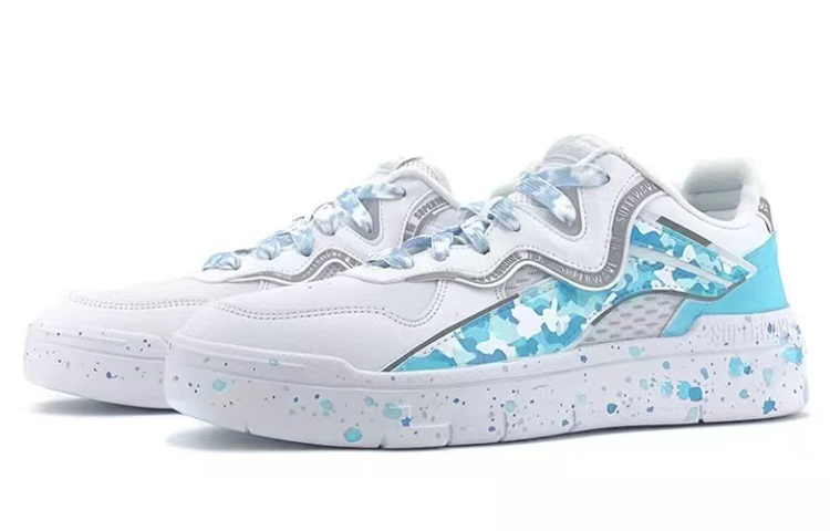 Lookbook 李寧 x ウェイン迷彩グラフィティ青 (Riningu x Uein Meisai Gurafiti Ao) AGCR037-1(TeamK-海盐气泡)