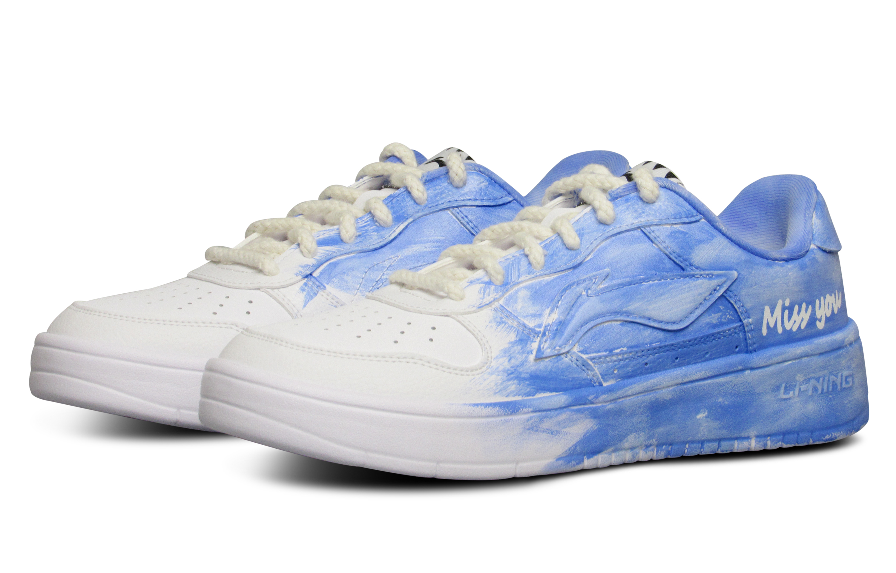 Lookbook [Scarpe Personalizzate] Li-Ning x Weigh ''Blu Klein'' AGCS419-1(Team65-蓝色miss)