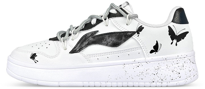 custom-shoes-li-ning-y2-k-black-white-grey-butterfly