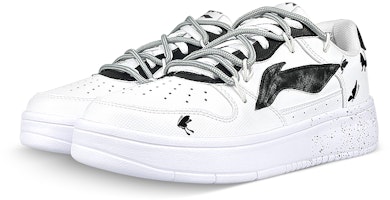 【客製化球鞋】 LiNing李寧 Y2K蝴蝶 解構 雙鞋帶 泼墨 晕染 禮盒 低筒 板鞋 男款 黑白灰 Lookbook 【客製化球鞋】 LiNing李寧 Y2K蝴蝶 解構 雙鞋帶 泼墨 晕染 禮盒 低筒 板鞋 男款 黑白灰