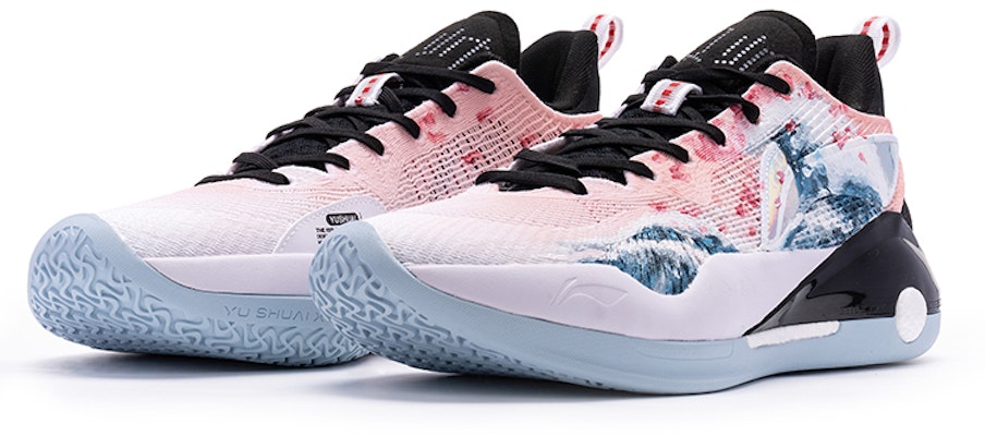 리닝 우슈아이15 V2 '먹물벚꽃물결' (Li-ning Wushuai15 V2 'Meokmul Beotkkot Mulgyeol') ABAS007-1(TeamB-男款樱花海浪蓝粉) Lookbook 리닝 우슈아이15 V2 '먹물벚꽃물결' (Li-ning Wushuai15 V2 'Meokmul Beotkkot Mulgyeol') ABAS007-1(TeamB-男款樱花海浪蓝粉)