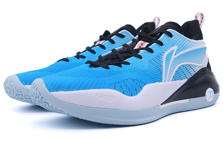 Lookbook 리닝 유슈아이 15 V2 '매직 77 - UNC 그라데이션' (58 characters) ABAS007-1(Team拾捌-男款77号蓝白黑)