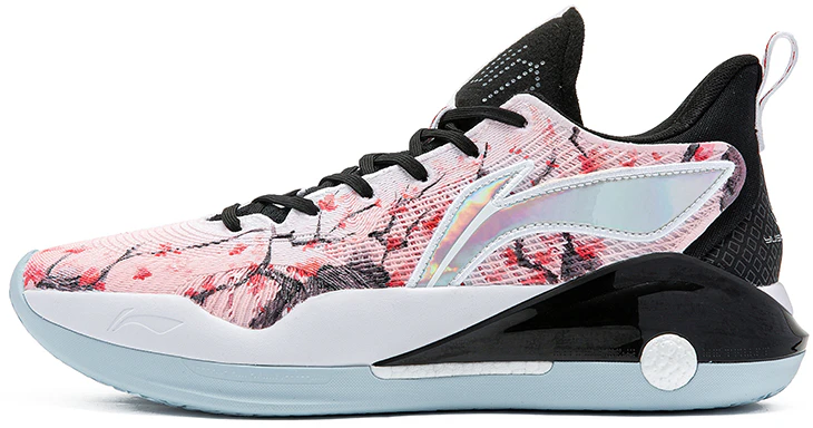 custom-shoes-li-ning-yu-shuai-15-v2-wild-crane-cherry-blossom-ink-gradient