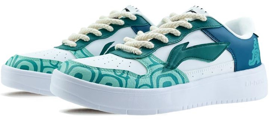 리닝 운유 로우 '삼성퇴 블루그린화이트' (커스텀 슈즈) AGCQ455-2(Team40-男款梦回三星青铜蓝绿) Lookbook 리닝 운유 로우 '삼성퇴 블루그린화이트' (커스텀 슈즈) AGCQ455-2(Team40-男款梦回三星青铜蓝绿)