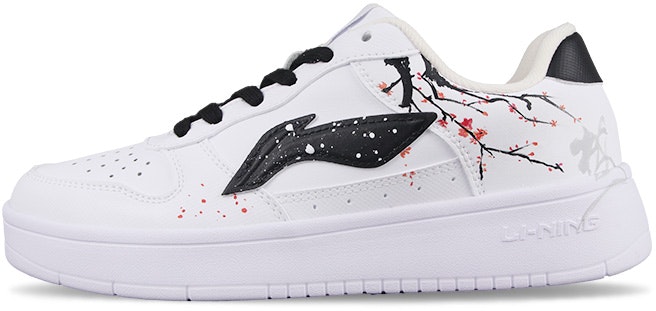 custom-shoes-li-ning-yunyou-low-white-black-plum-blossom