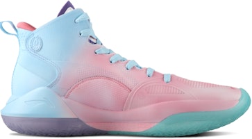 【訂製籃球鞋】 LiNing李寧 驅帥15 䨻科技 台灣潮風 櫻花 漸變色 防滑耐磨 高筒 實戰籃球鞋 男款 粉藍 Order 【訂製籃球鞋】 LiNing李寧 驅帥15 䨻科技 台灣潮風 櫻花 漸變色 防滑耐磨 高筒 實戰籃球鞋 男款 粉藍