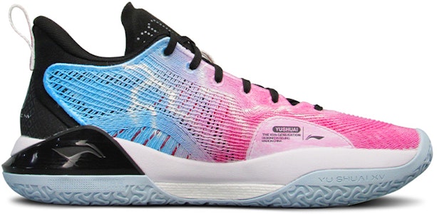 【定制球鞋】LiNing李寧 驭帥 15 V2 電競對決 紅藍鴛鴦 漸變 閃電 遊戲 賽博朋克 低幫 實戰籃球鞋 男款 藍粉 Order 【定制球鞋】LiNing李寧 驭帥 15 V2 電競對決 紅藍鴛鴦 漸變 閃電 遊戲 賽博朋克 低幫 實戰籃球鞋 男款 藍粉