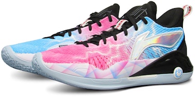 李寧 韋徳之道15 V2 「赤青サイバーパンク」 ABAS007-1(Team19-男款电竞对决喷绘蓝粉) Lookbook 李寧 韋徳之道15 V2 「赤青サイバーパンク」 ABAS007-1(Team19-男款电竞对决喷绘蓝粉)