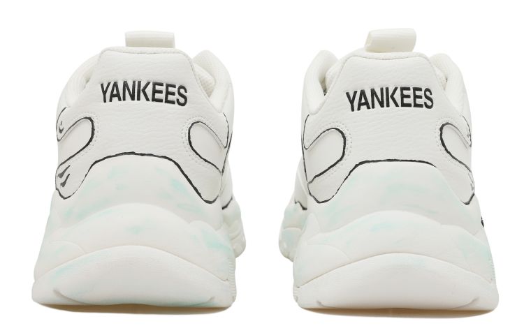 [Custom Shoes] MLB Big Ball Chunky 'Black Green Retro Print' 圖 4