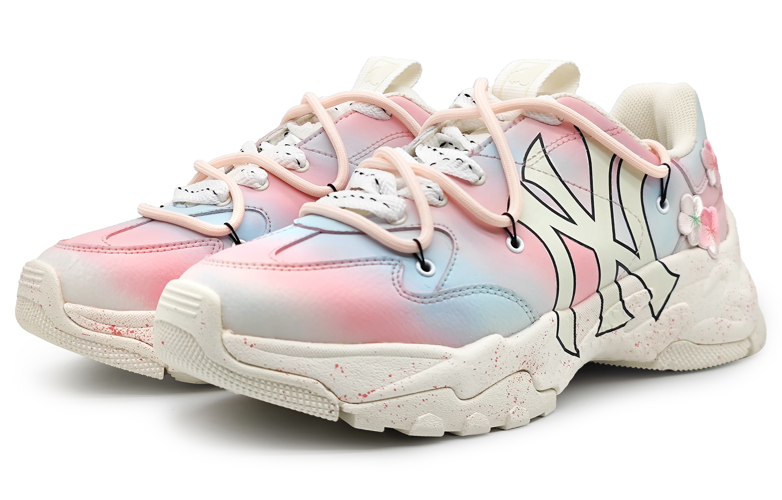 [Custom Shoes] MLB Big Ball Chunky 'Gradient Blue Pink' 圖 3