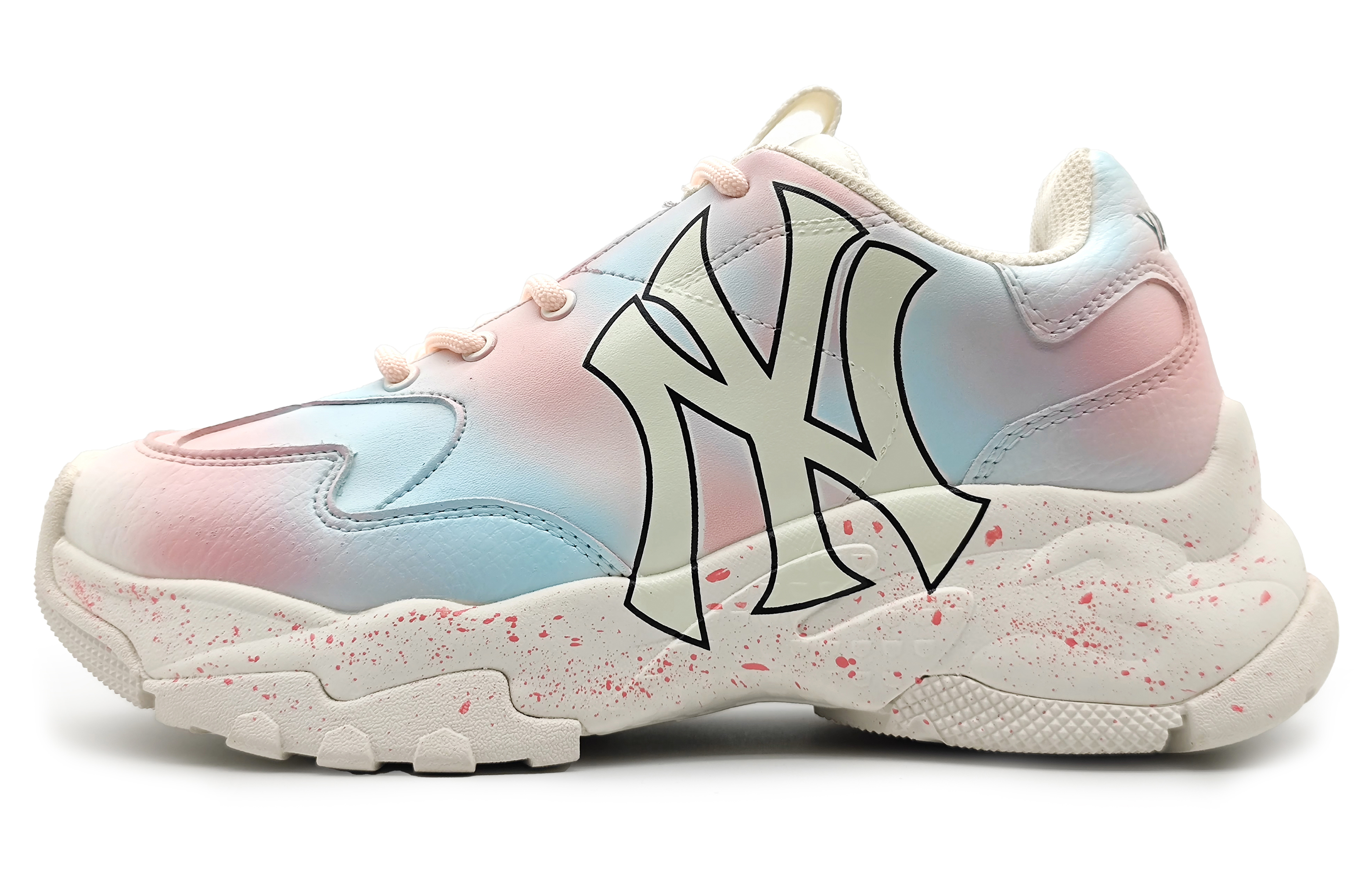 Buy MLB 빅볼 청키 '마카롱 그라데이션' (MLB Big Ball Chunky 'Macaron Gradation') 32SHC1011-50I(Team16-男女款马卡龙渐变)