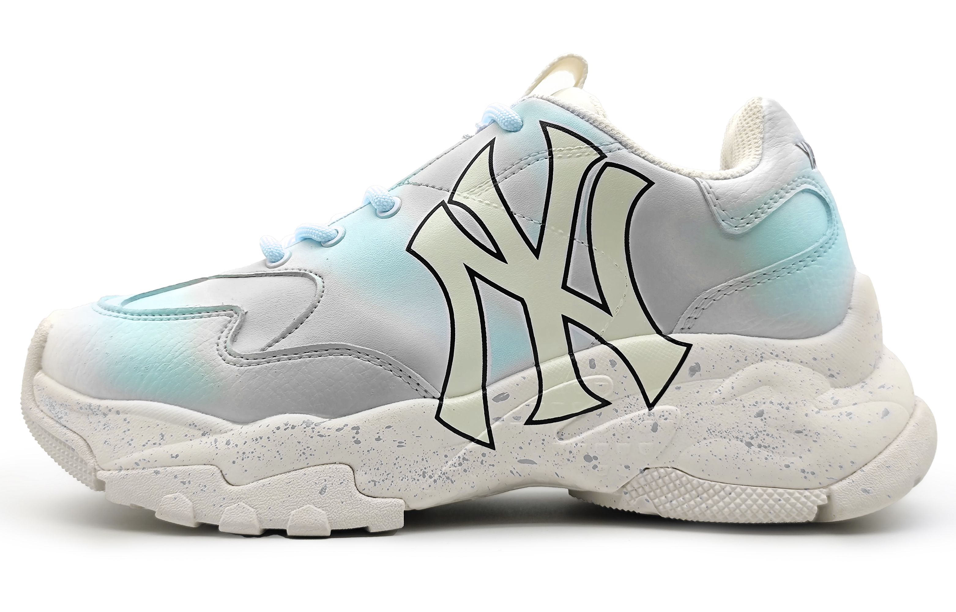 Buy [Sepatu Kustom] MLB Big Ball Chunky 'Mint Gradient Splatter' 32SHC1011-50I(Team16-男女款芙蒂尼渐变)