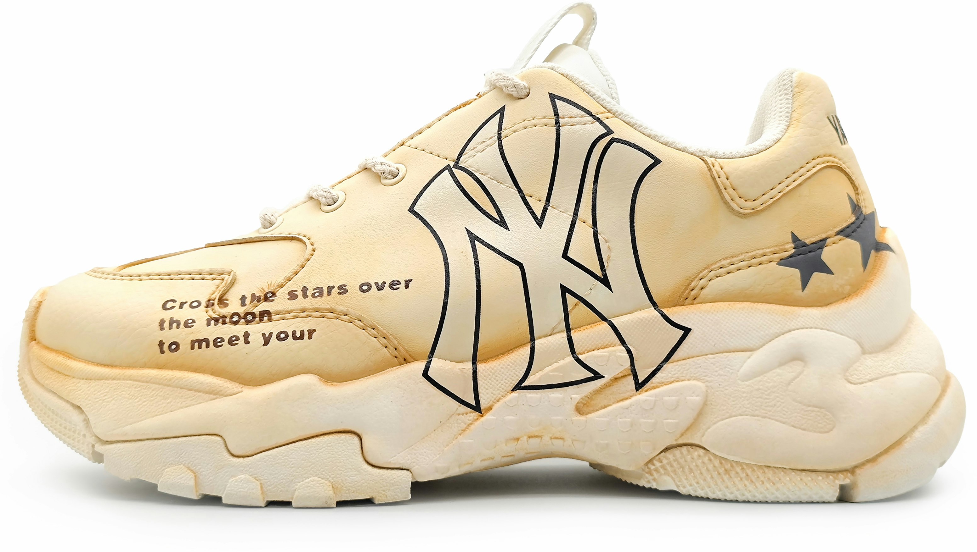 custom-shoes-mlb-big-ball-chunky-napoli-yellow-vintage-star