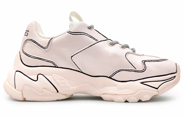 【定製球鞋】 MLB Big Ball Chunky 桃園烏龍 簡約 手繪勾勒 二次元 純淨印花 防滑 低筒 板鞋 男女皆宜 淺粉 Order 【定製球鞋】 MLB Big Ball Chunky 桃園烏龍 簡約 手繪勾勒 二次元 純淨印花 防滑 低筒 板鞋 男女皆宜 淺粉