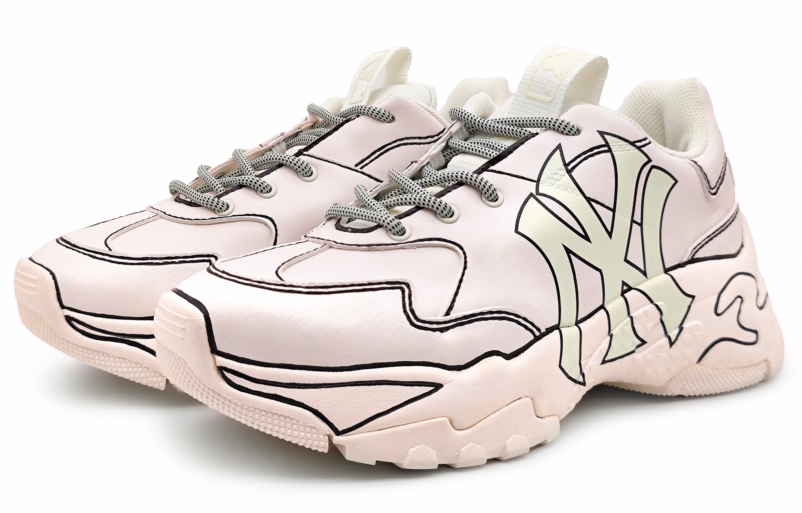 Lookbook [Zapatos Personalizados] MLB Big Ball Chunky 'Durazno Isla Oolong' 32SHC1011-50I(Team16-男女款桃岛乌龙）