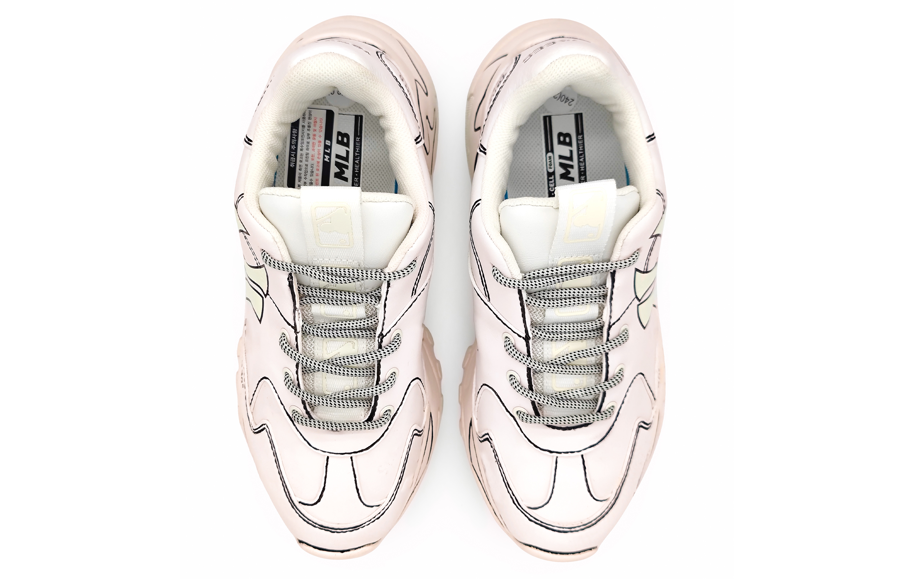 Shop [Zapatos Personalizados] MLB Big Ball Chunky 'Durazno Isla Oolong' 32SHC1011-50I(Team16-男女款桃岛乌龙）